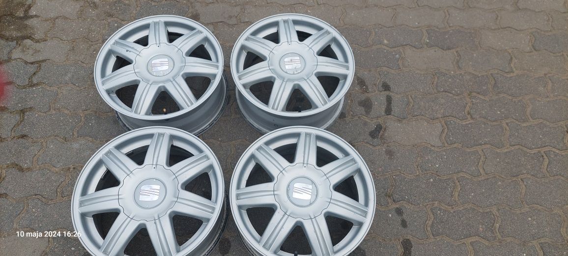 Felgii aluminiowe 16 cali 5x100. Seat Ibiza Leon, VW Polo Golf, Skoda