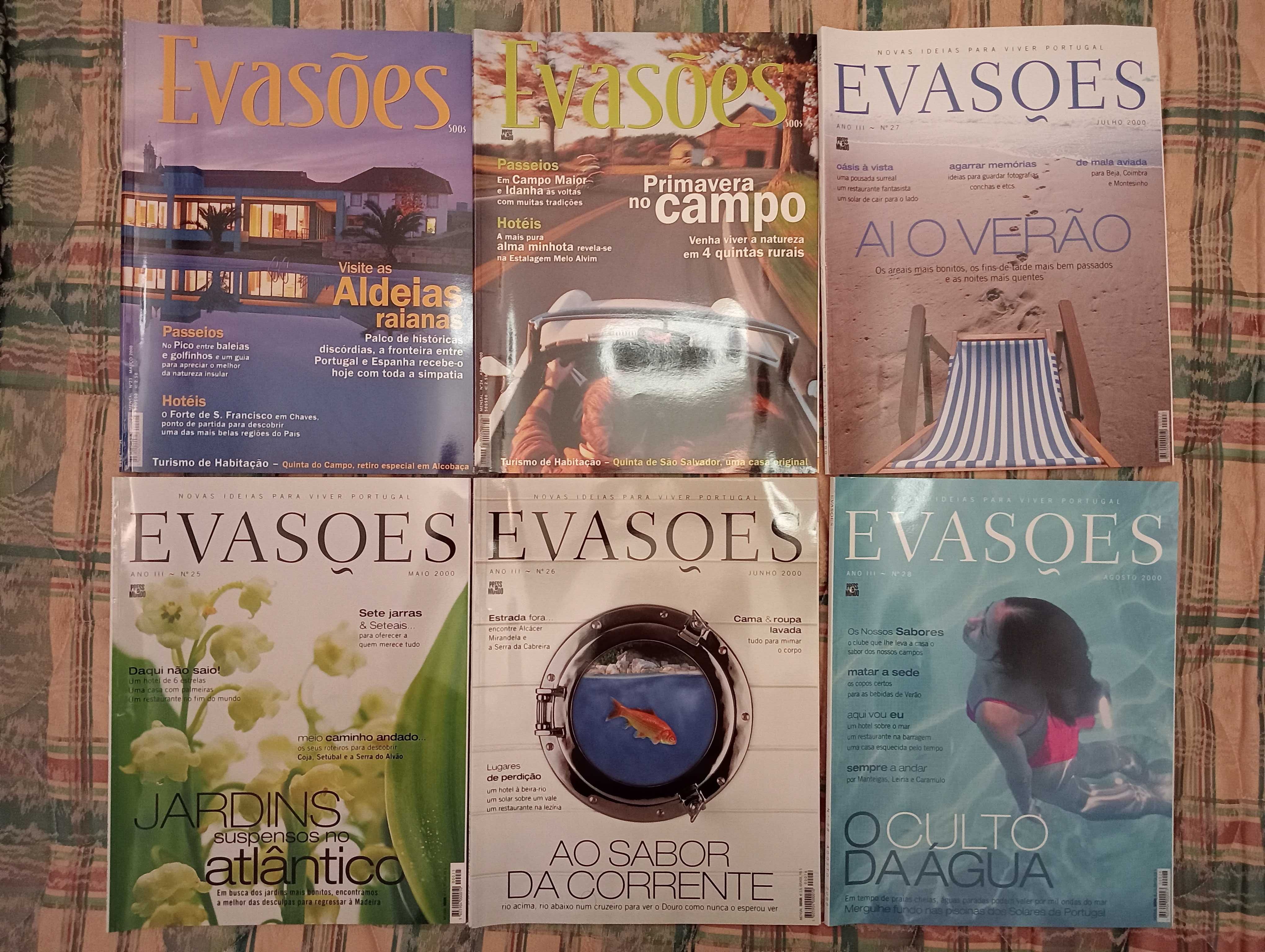 Revista Evasões seis números