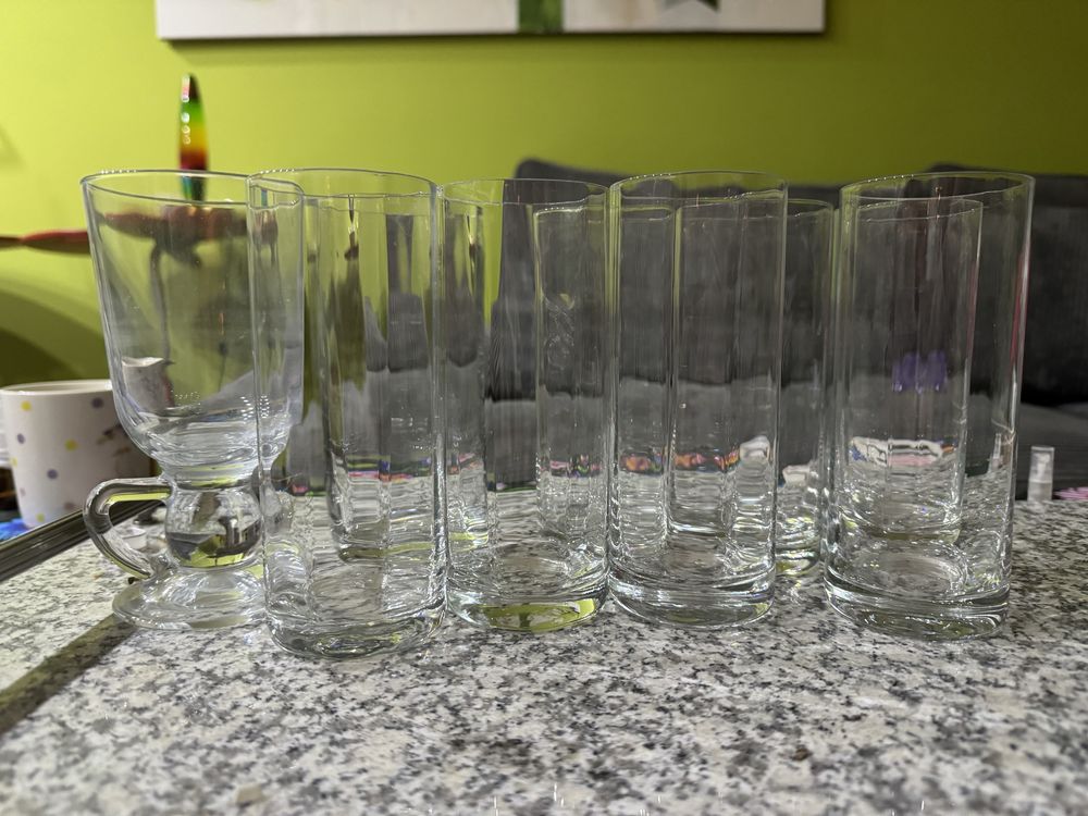 Komplet wysokich szklanek