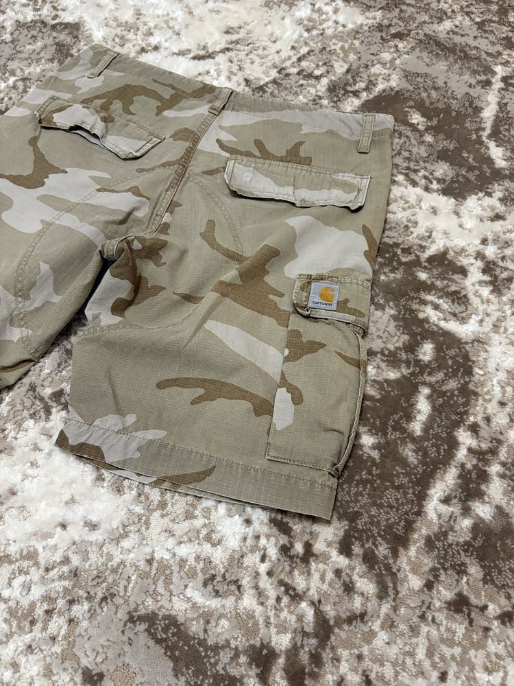 Шорти Carhartt WIP (бежеві камуфляжні), розмір 32 skate,rap,y2k