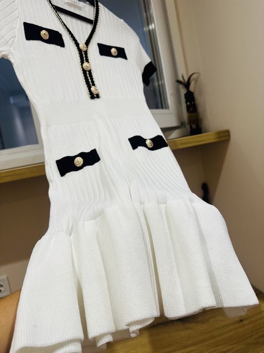 Сукня Sandro Paris біла оригінал