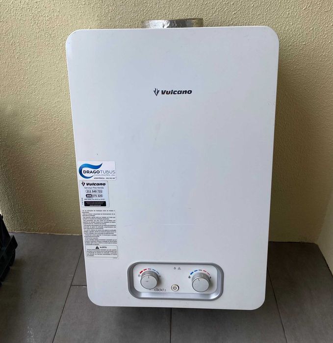 Esquentador Vulcano Click! 2 - Fiável, Económico e pronto a instalar!
