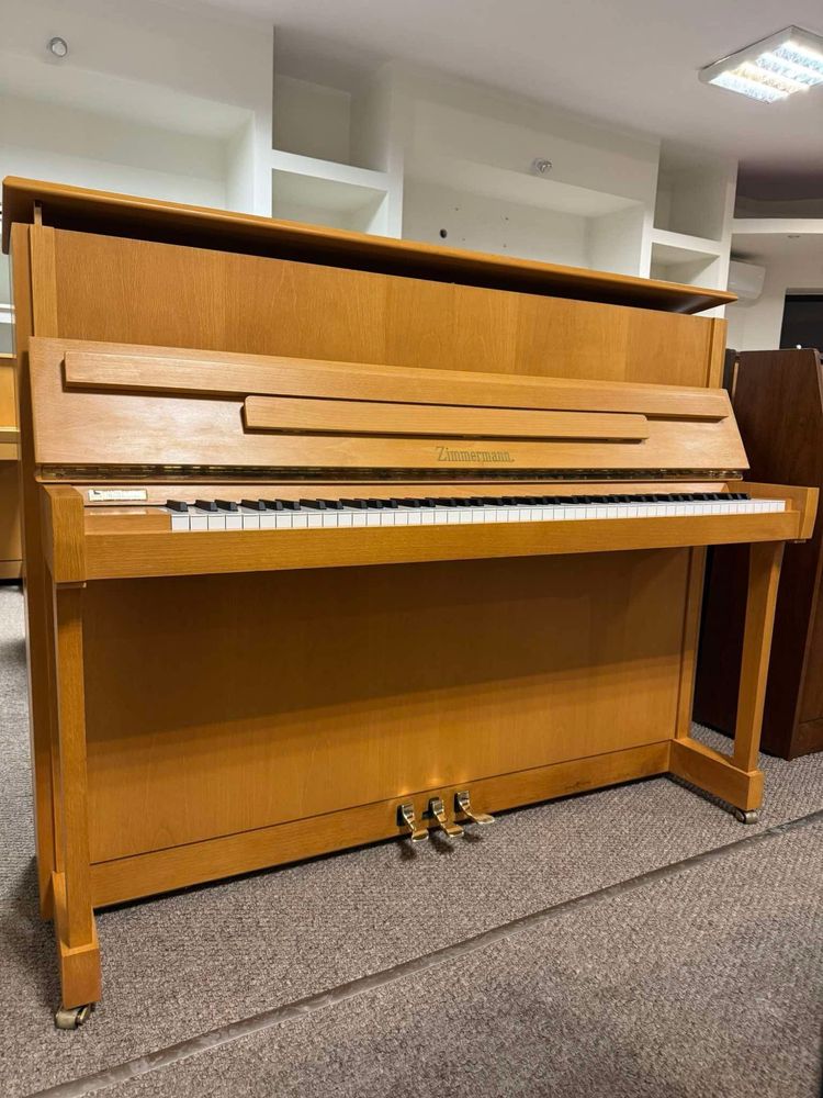 Pianino Zimmermann brąz 118 cm super stan Wawa
