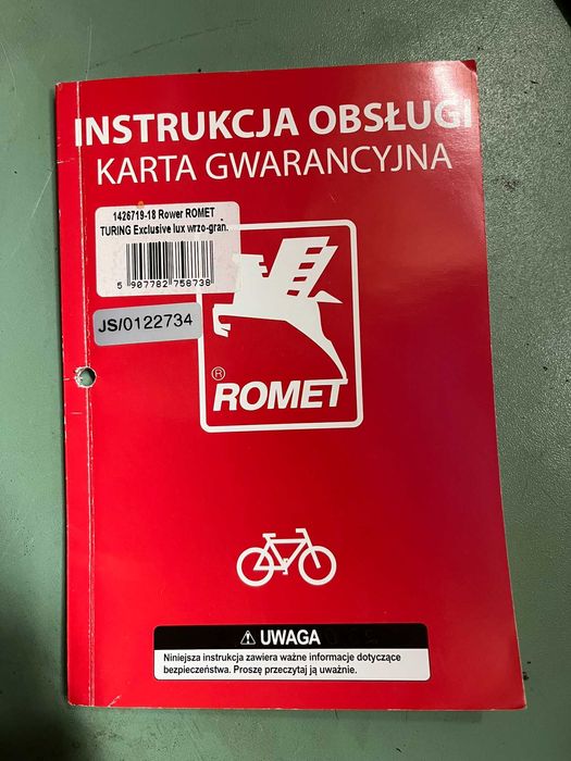 Rower miejski damka Romet Touring Exclusive
