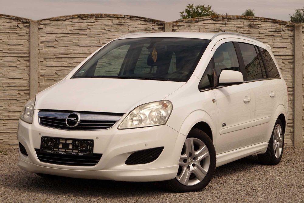Opel Zafira Lift 1.8 140km OPC-Line Biała 7 osobowa 2x felgi 189tykm