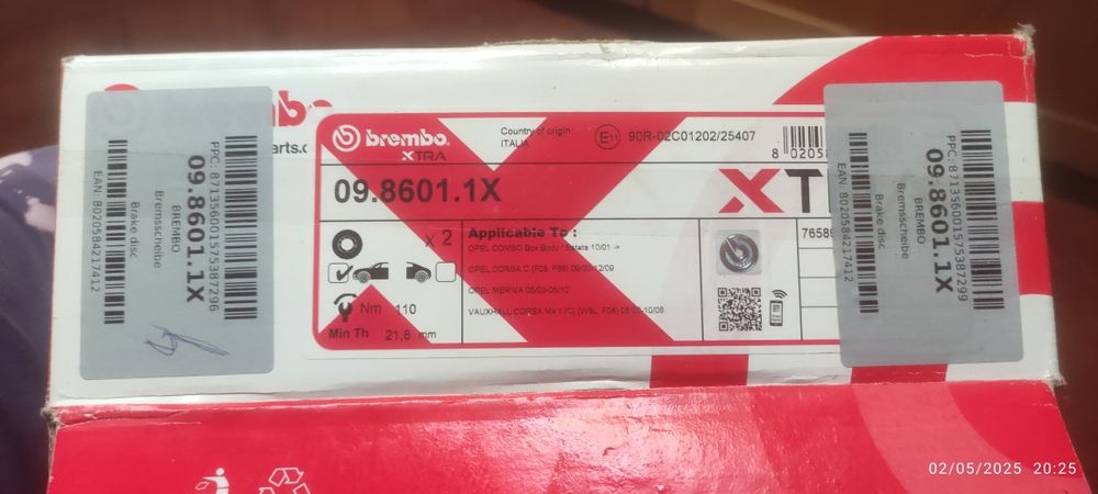 Discos brembo 4/100