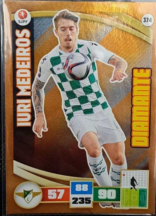 Iuri Medeiros Rookie Carta - Panini Adrenalyn XL - Diamante- 2015