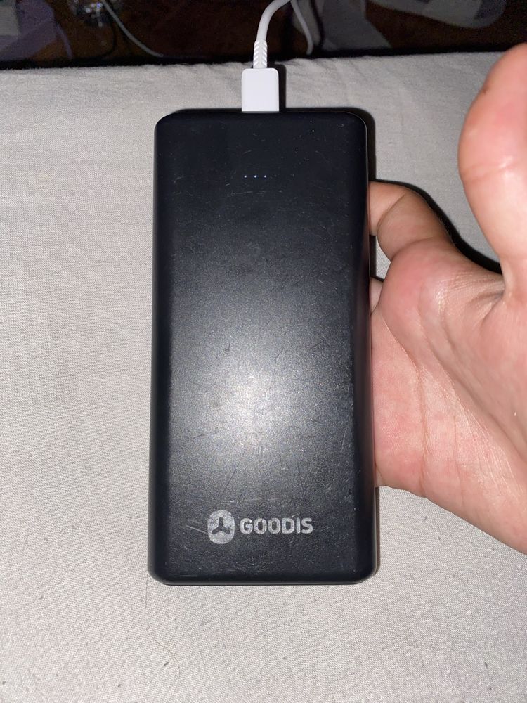 Powerbank GOODIS 10.000 mAh - Micro USB + USB-C