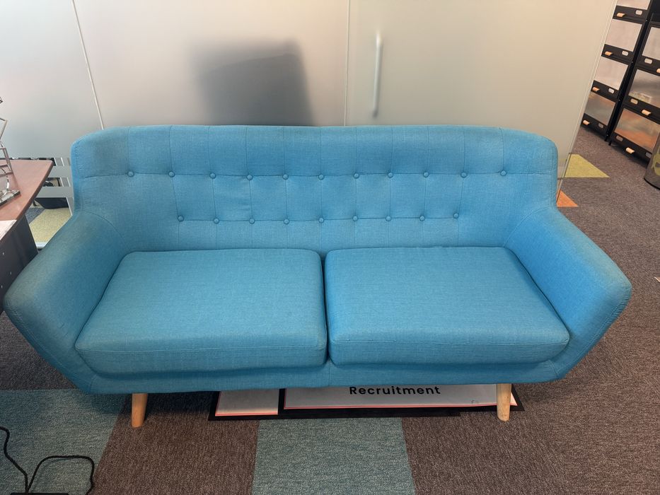Sofá e Cadeirão azul