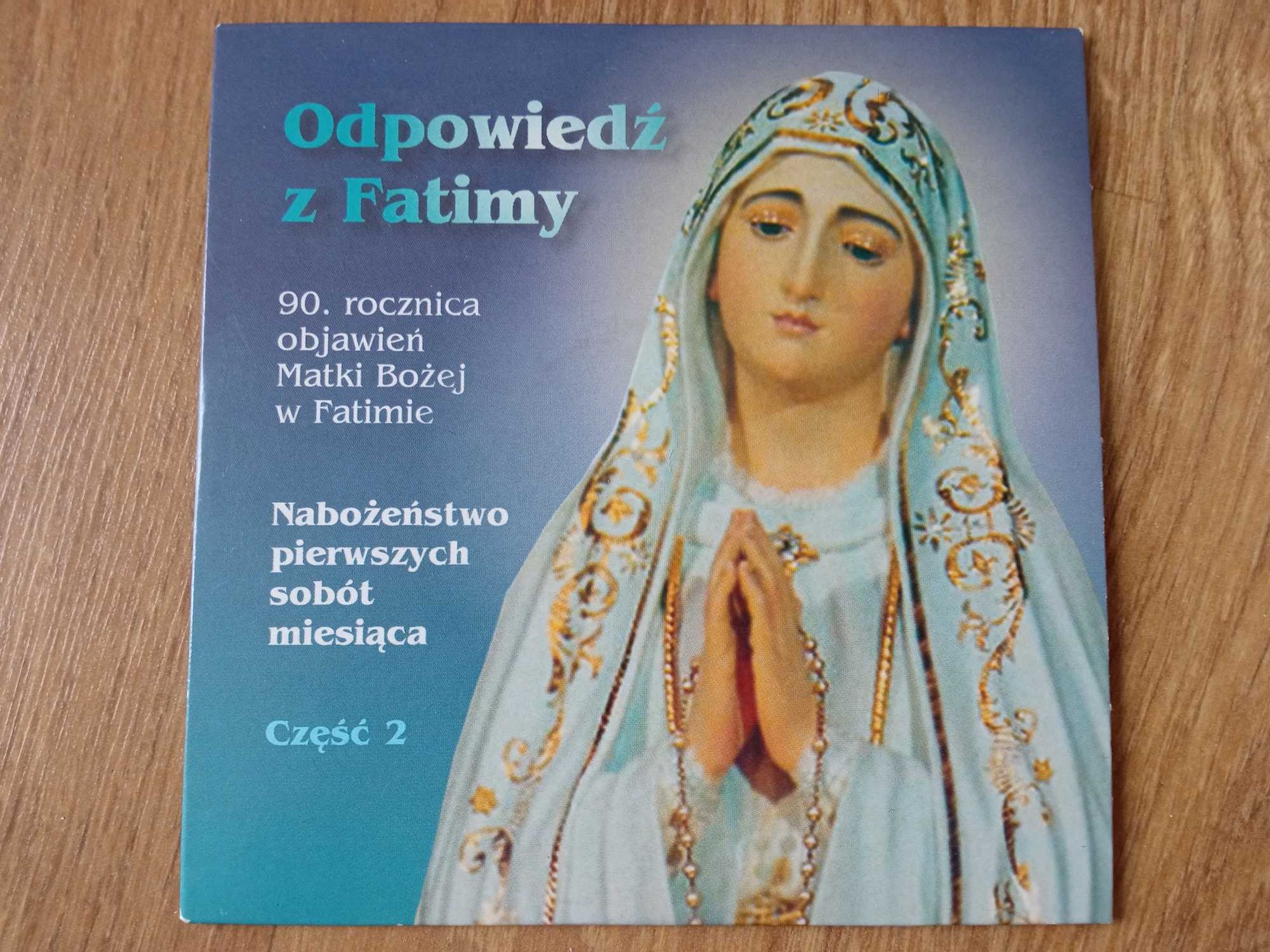 Odpowiedź z Fatimy Część 2 Płyta CD