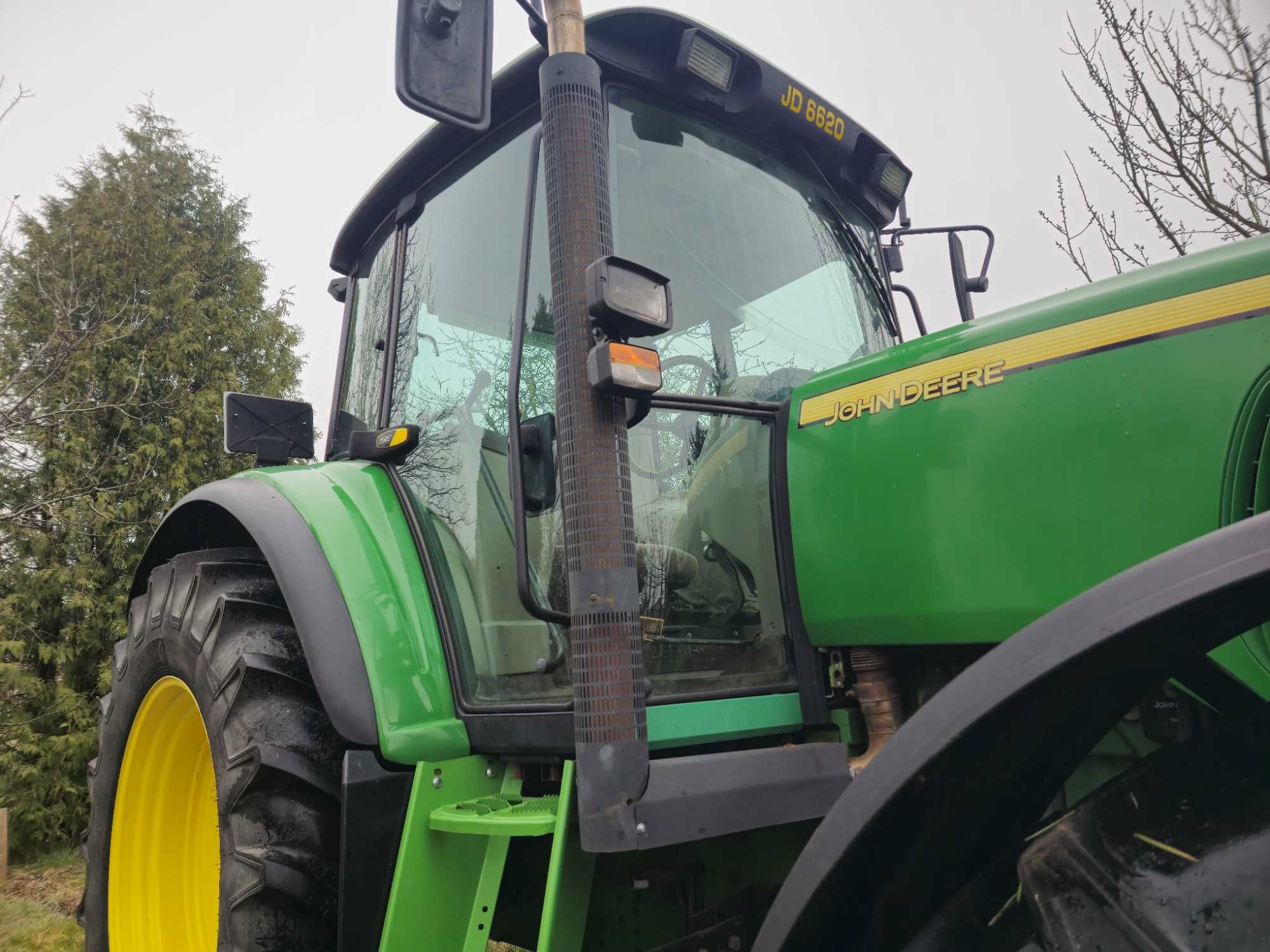 John Deere 6620 Zadbany traktor Power Quad Nowe Opony