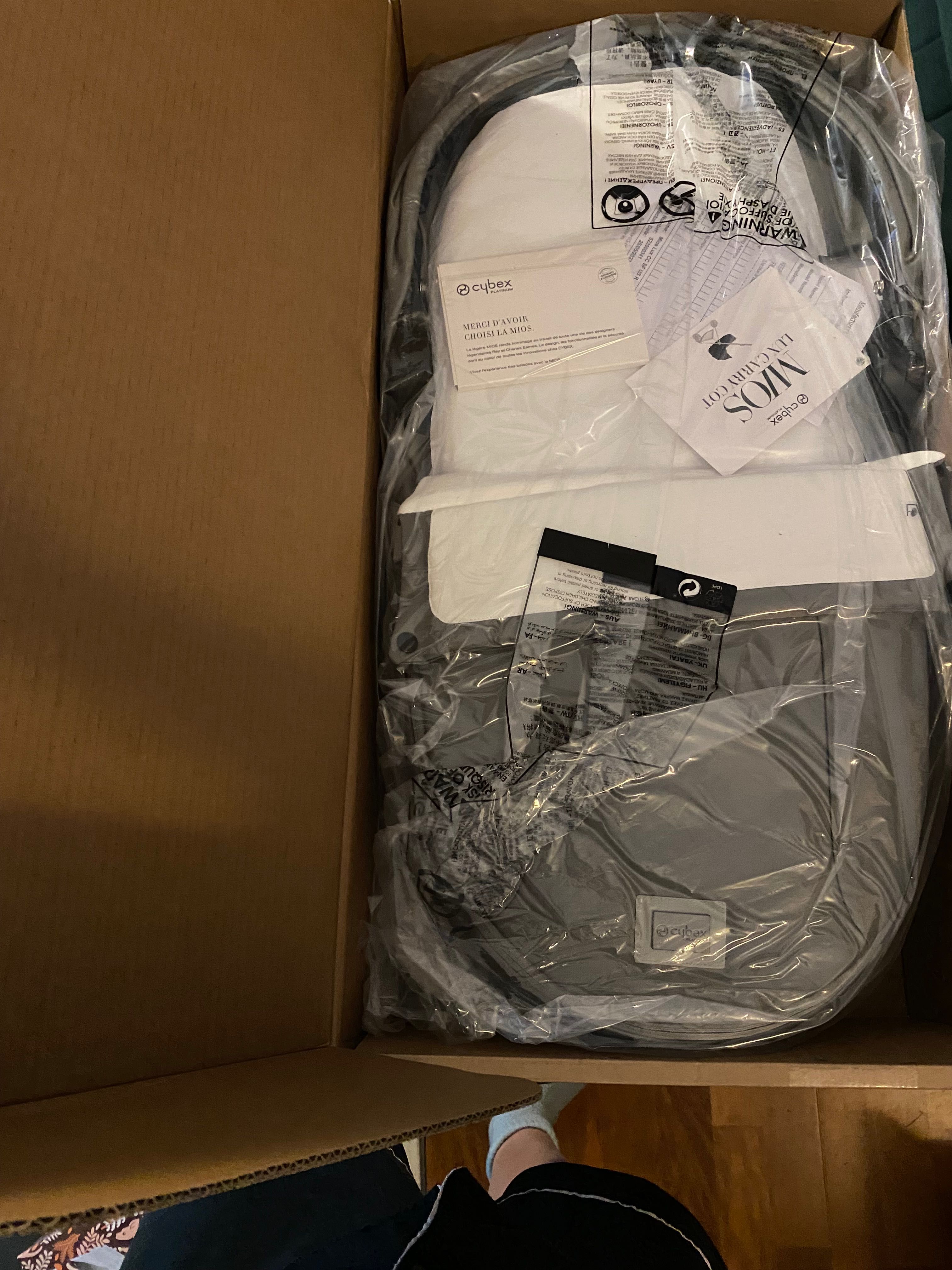 Nowy wózek Cybex Mios 2w1 – Pearl Grey – oryginalnie zapakowany