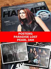 Metal Hammer 2020 Within Temptation, Plakaty: Paradise Lost, Pearl Jam