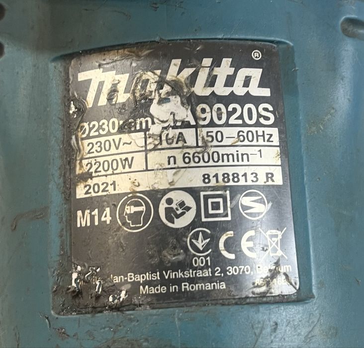 Болгарка → Makita GA9020S на 2.2 кВт. | ПЛАВНИЙ ПУСК | 2021 р.