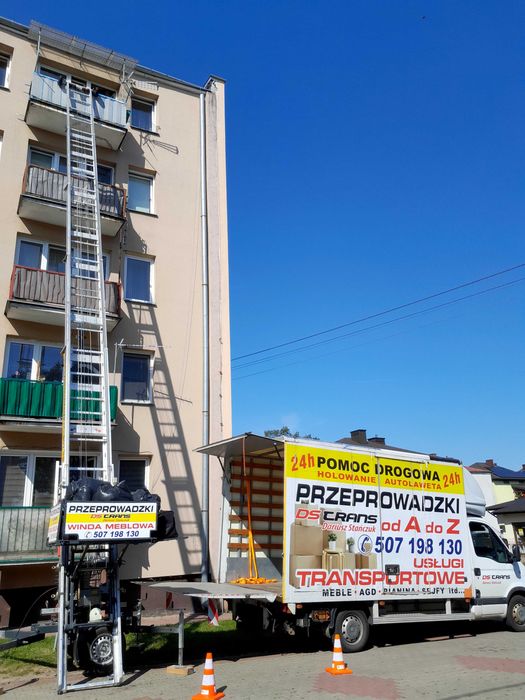 Transport Bus Winda Meblowa Przeprowadzki Wnosimy Pianina Sejfy Wywóz