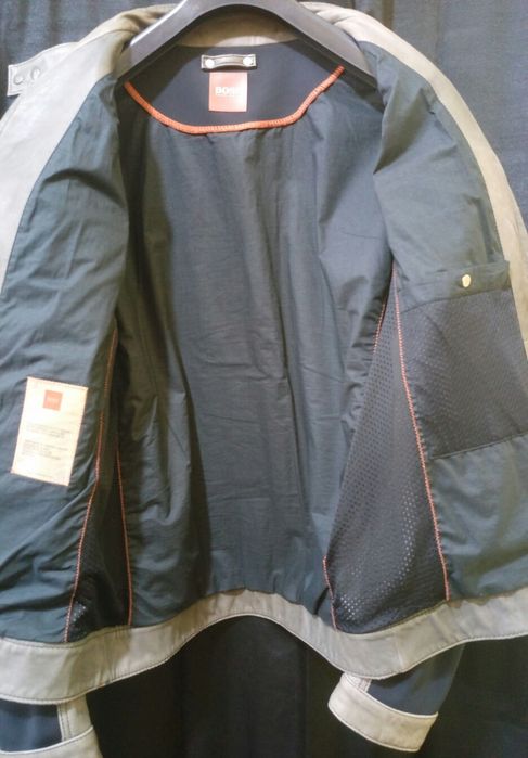 Оригінал Hugo Boss чоловіча шкіряна куртка