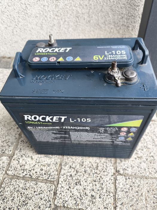 Bateria trakcyjna Rocket L105 6V