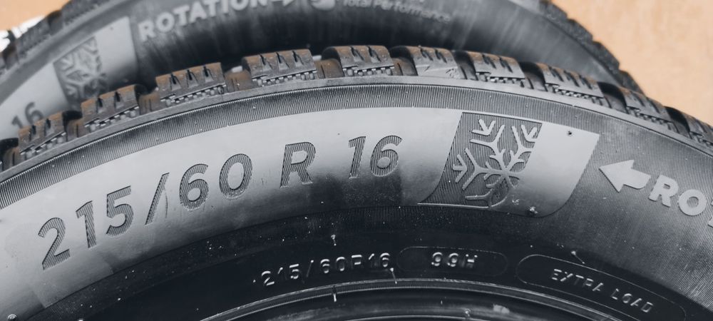 Шини 215/60/16 Michelin Alpin6 99H XL/ЗИМА
