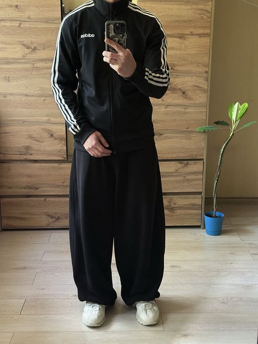 Базова чорна класична олімпійка чоловіча Adidas m , м