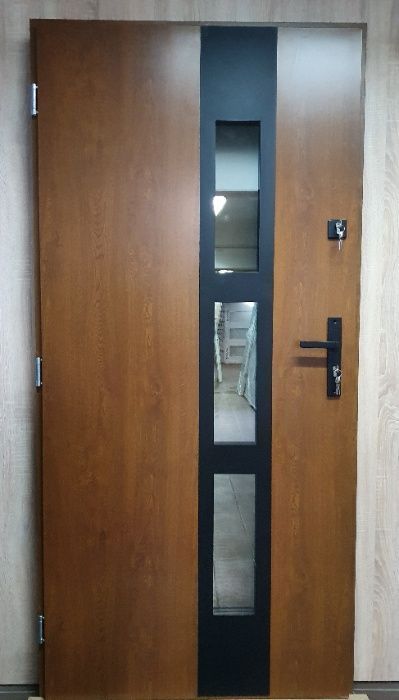 Drzwi zewnętrzne 80, 90 model "AFRYKA 2" SZYBKA DOSTAWA