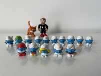 Figurki Smerfy unikat! zestaw figurek Gargamel Klakier Smerfetka