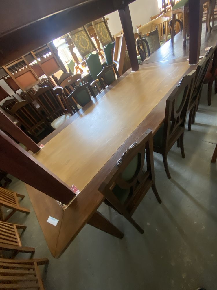 Stół dębowy + 6 krzeseł