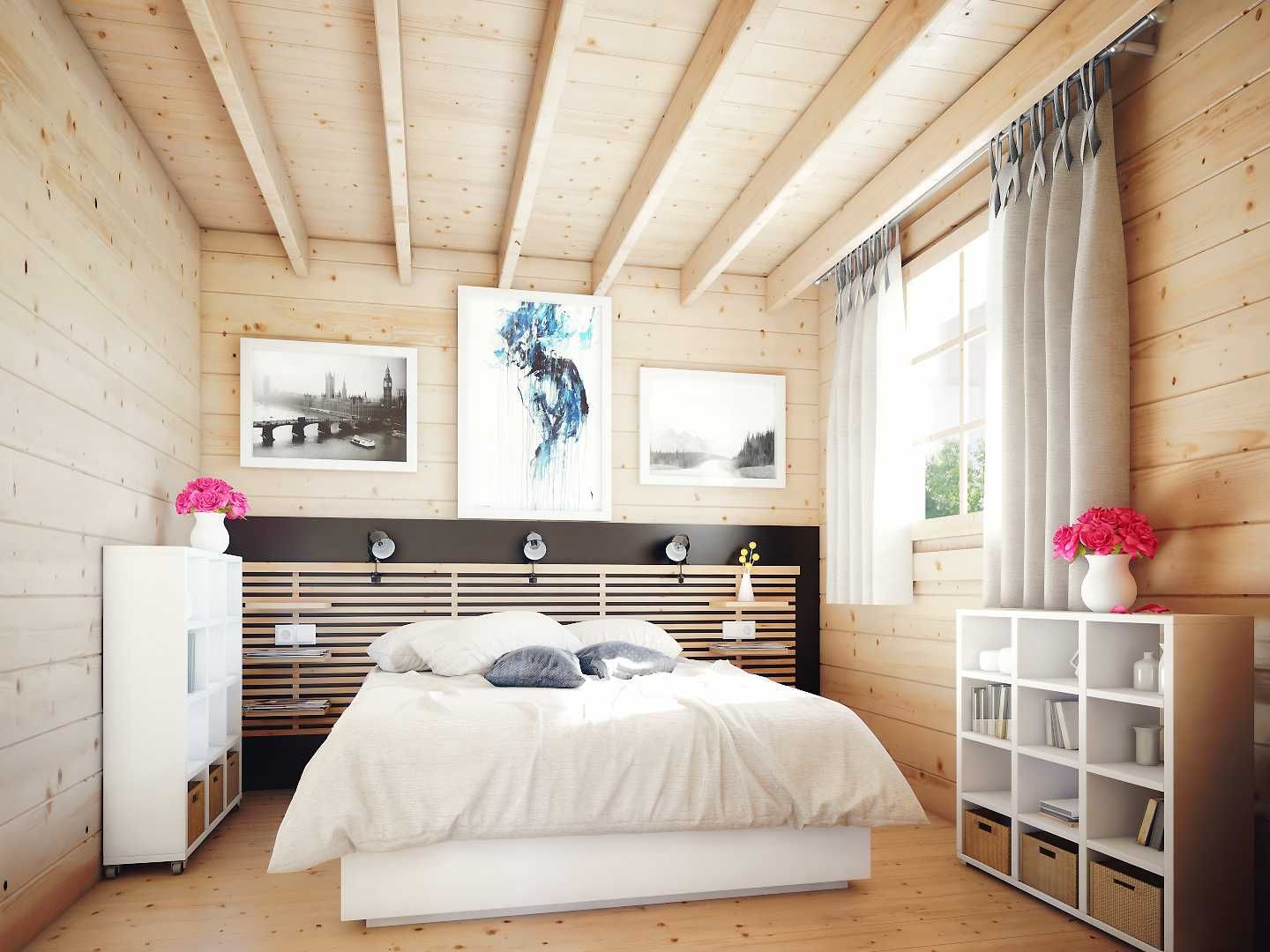 Drewniany domek letniskowy Sara 32 + 22 m2 - ROD, ośrodek wypoczynkowy