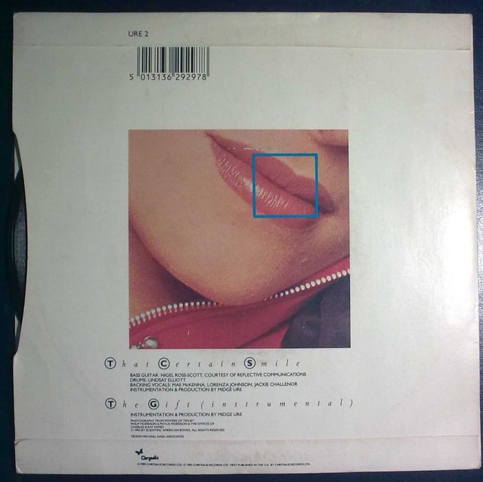 Midge Ure- The Certain Smile -sp 7''