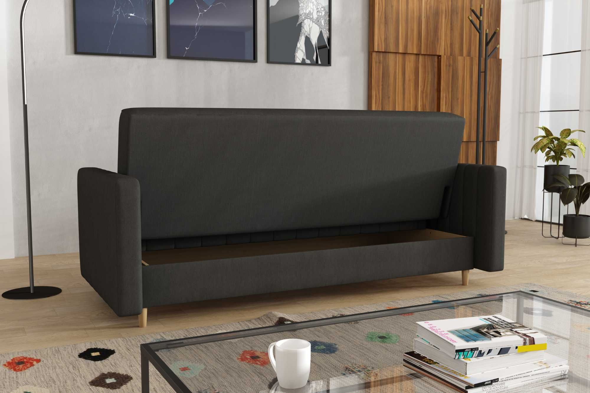 Zestaw komplet wypoczynkowy wersalka Gabi i fotel Uszak. Sofa, kanapa