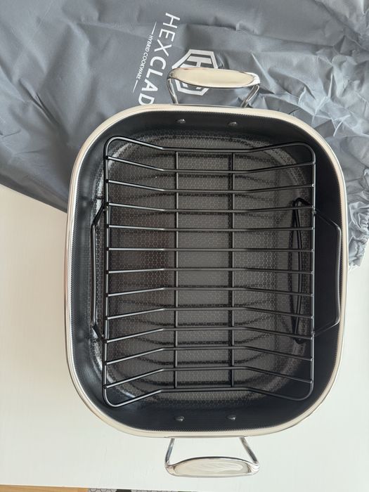 Brytfanna z rusztem HexClad 25*35 cm