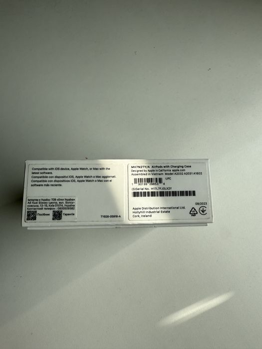 Apple AirPods 2rd generation/A2032