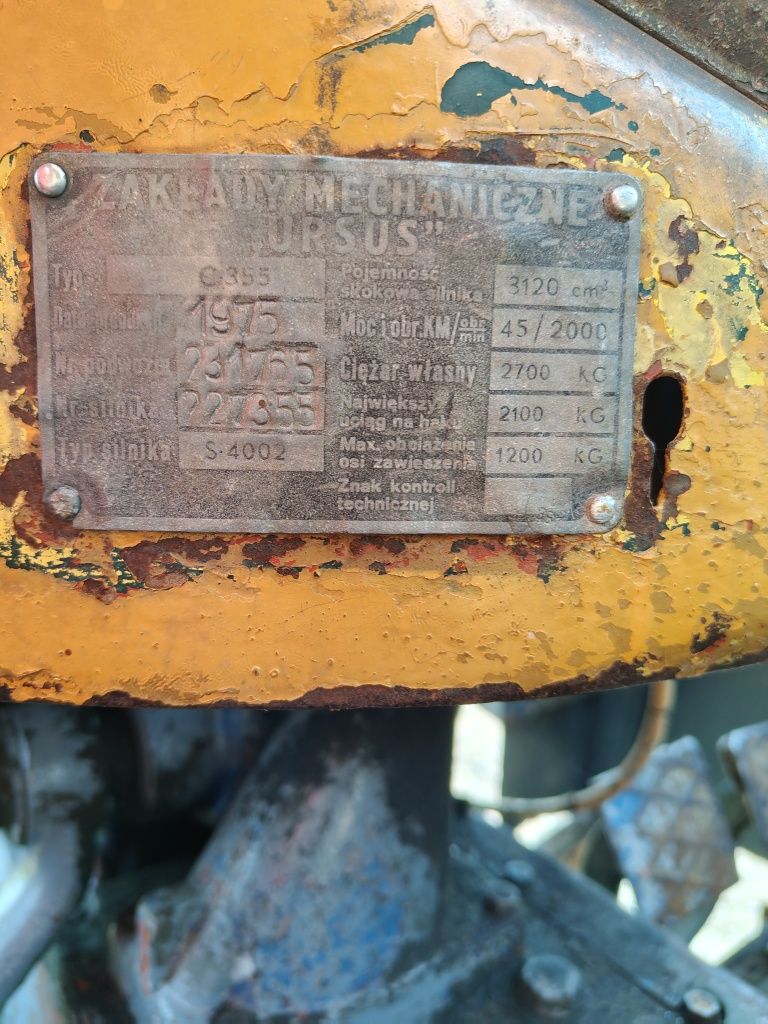 Ciągnik ursus c 355