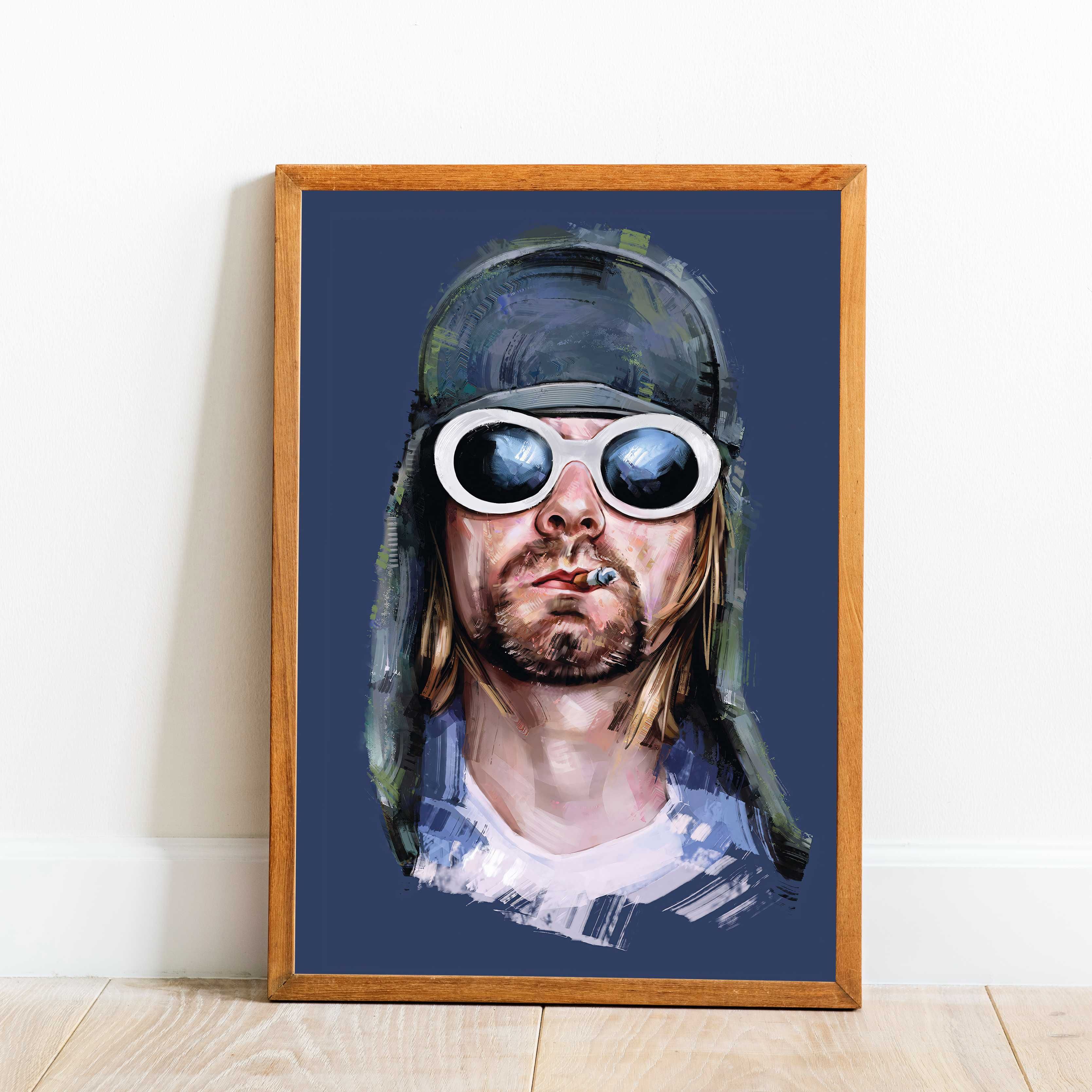 Plakat A3 Kurt Cobain