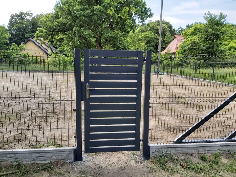 brama przesuwna, brama palisadowa przesuwna