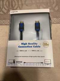 Nowy kabel HDMI 4K x 2K, 3D, rozdzielczość 4096x2160,, długość 10m