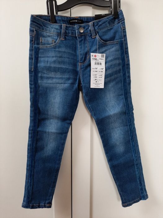 Nowe jeansy Reserved 116