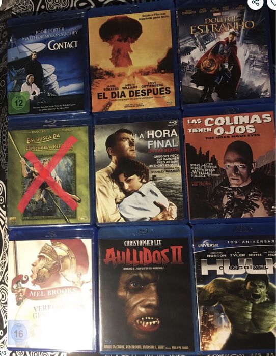 Varios Blu ray com legendas Português