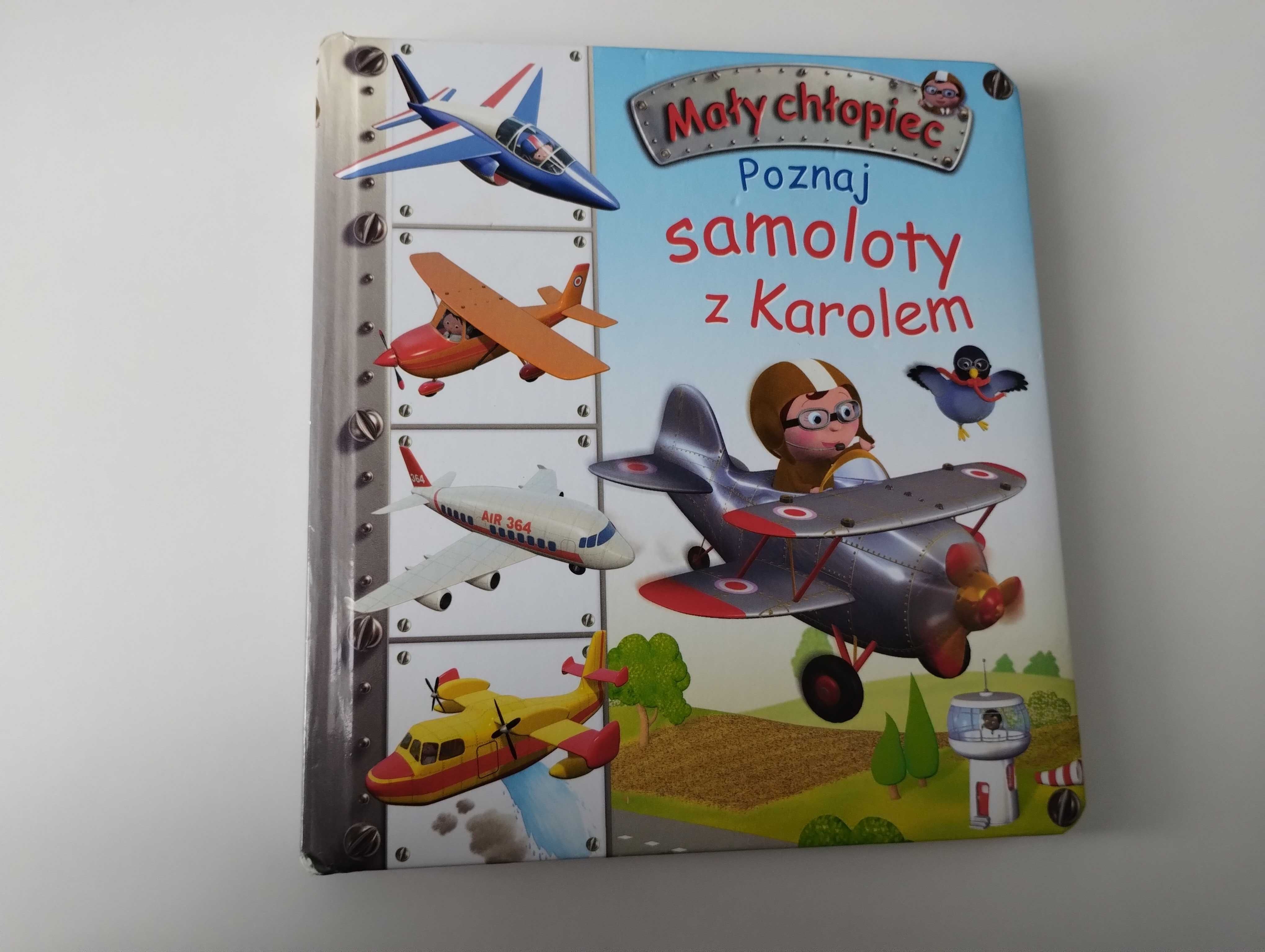 Książeczka dla dzieci Poznaj samoloty z Karolem
