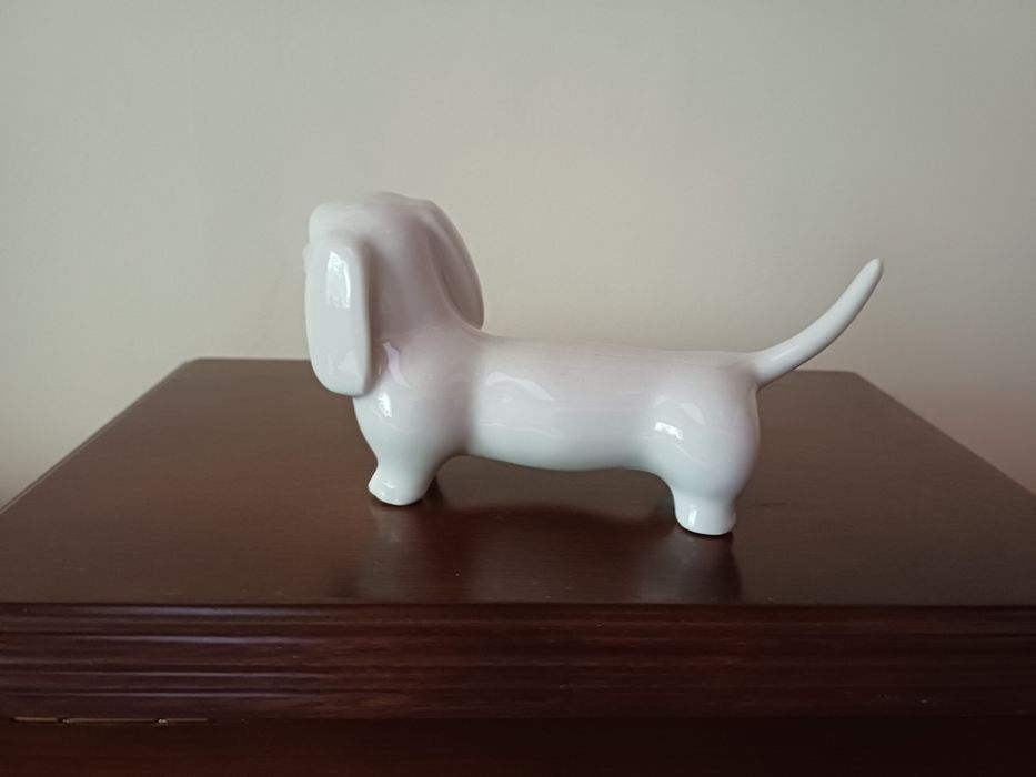 Figurka Pies Jamnik Giesche Bogucice