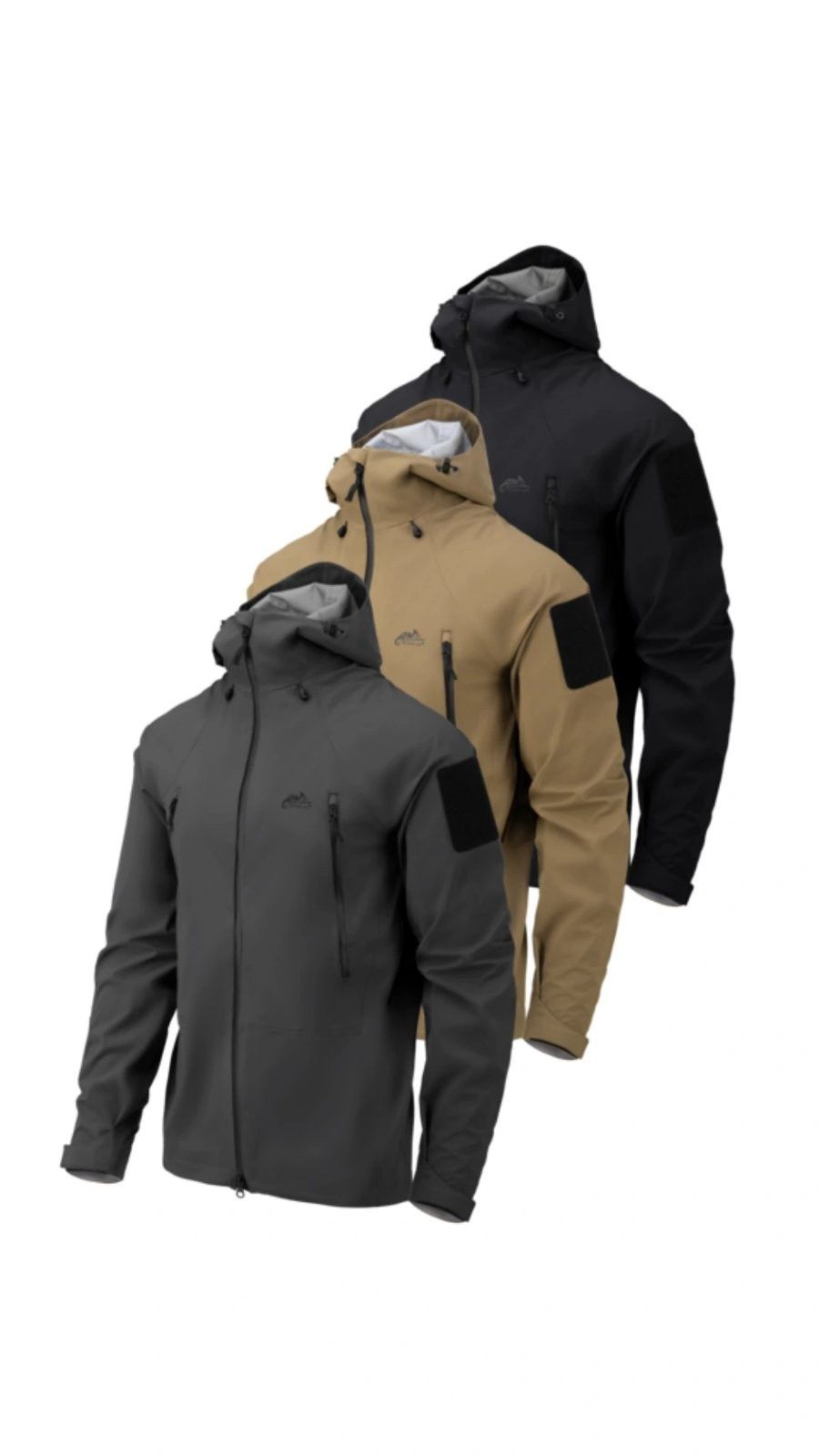 Куртка водонепроникна з тришаровою мембраною Helikon-Tex Hardshell Squ
