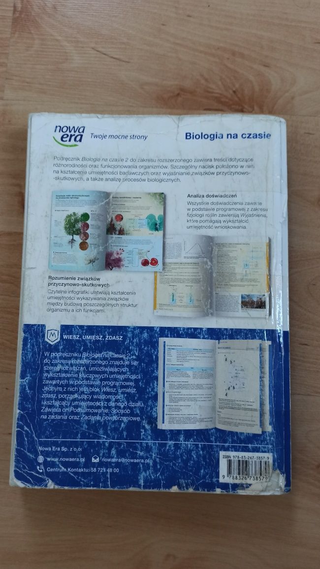 Biologia na czasie 2 - NOWA ERA - zakres rozszerzony - podręcznik