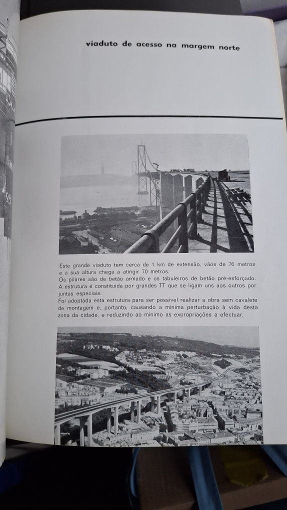 Ponte Salazar 1966 livro arquitectura lisboa obras públicas estado nov