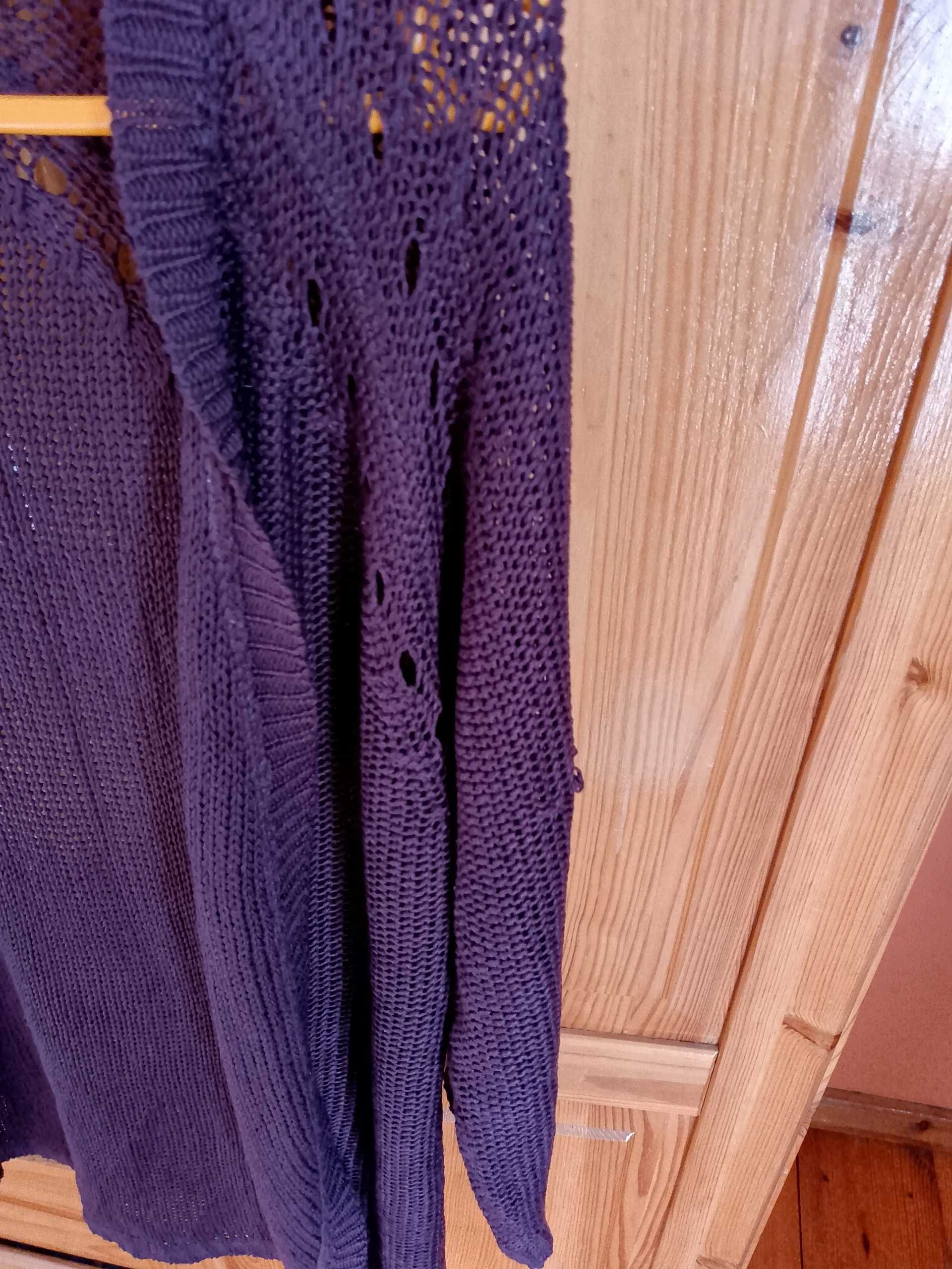 Fioletowy sweter m