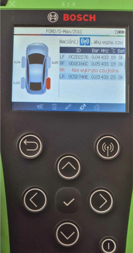 Czujniki ciśnienia ford s-max