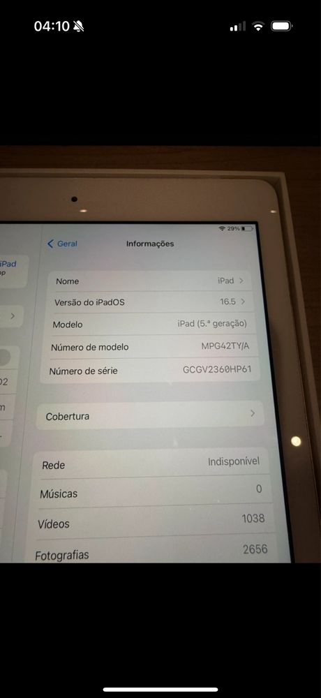 iPad 5.ª Geração Gold
