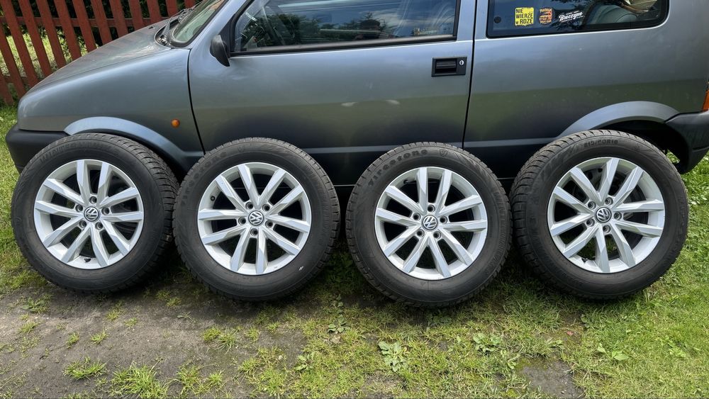 Koła alufelgi VW 16” zimowe opony Firestone Winterhawk 3 215/60/16