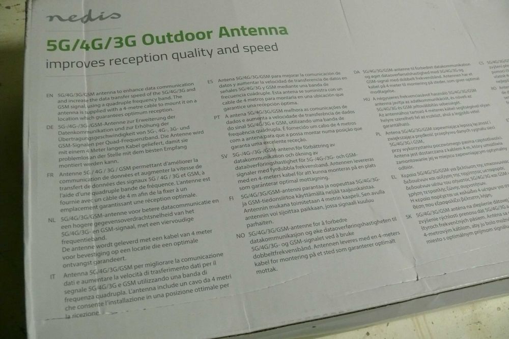 Nedis Antena 3G/4G/5G/GSM Amplificada