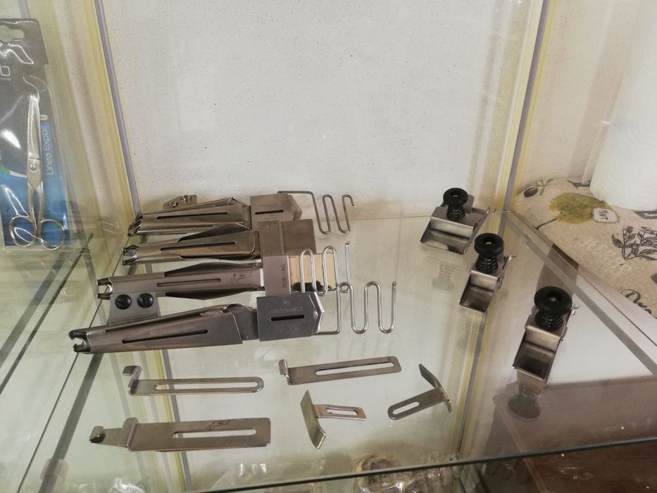 Guias de vies, bainhas, bibo, cloretes, calcadores