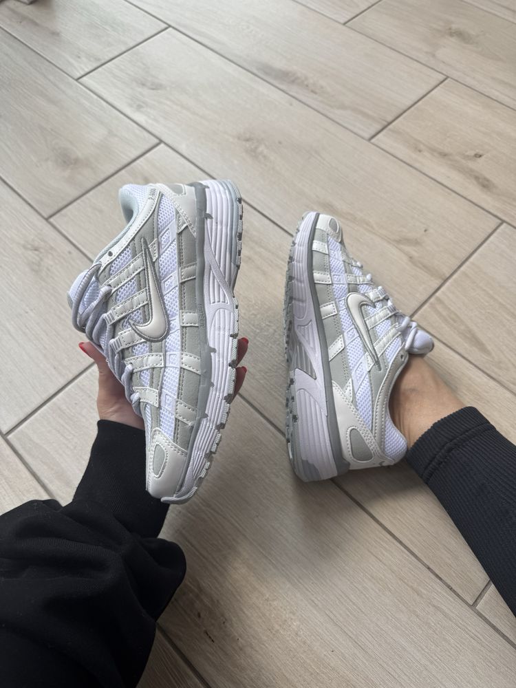 Nike P-6000 White/Light Grey