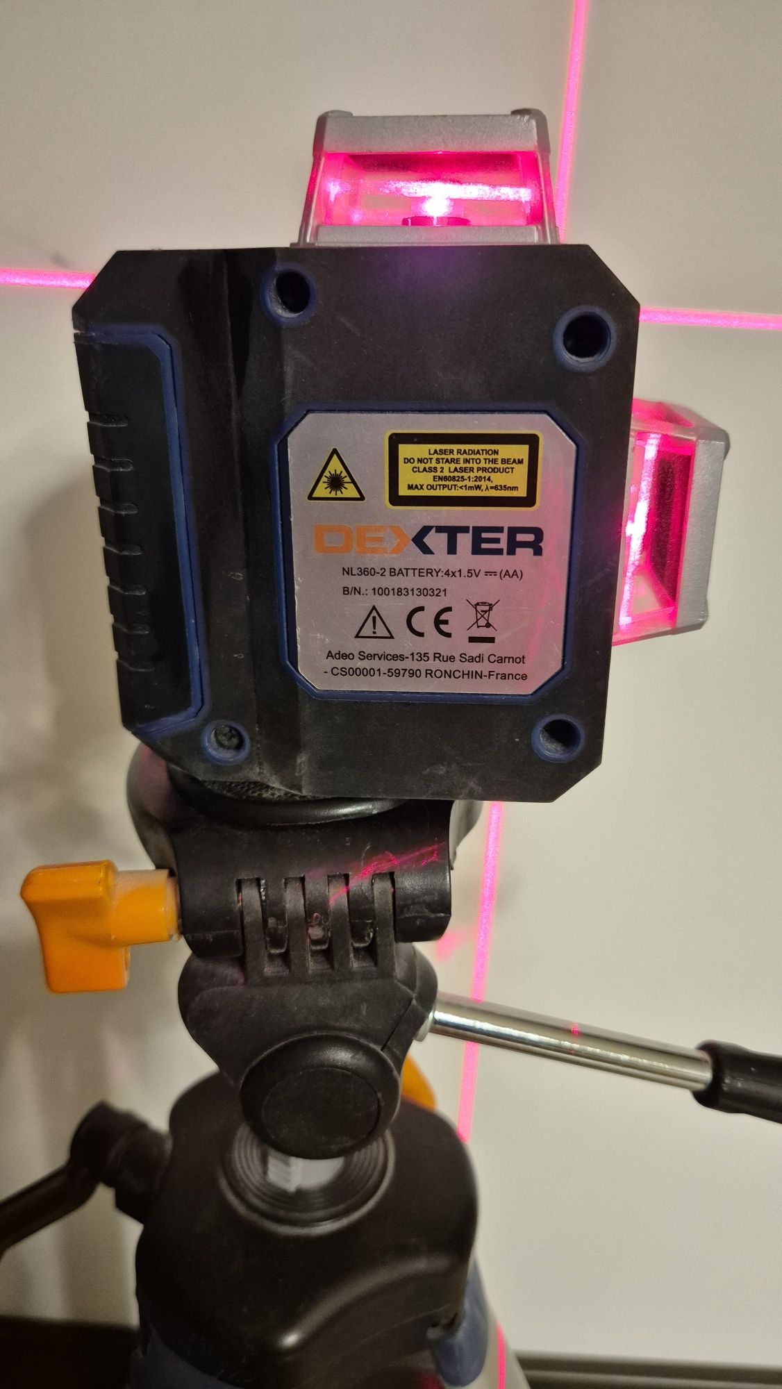 Poziomica laserowa Dexter 360 NL360-2